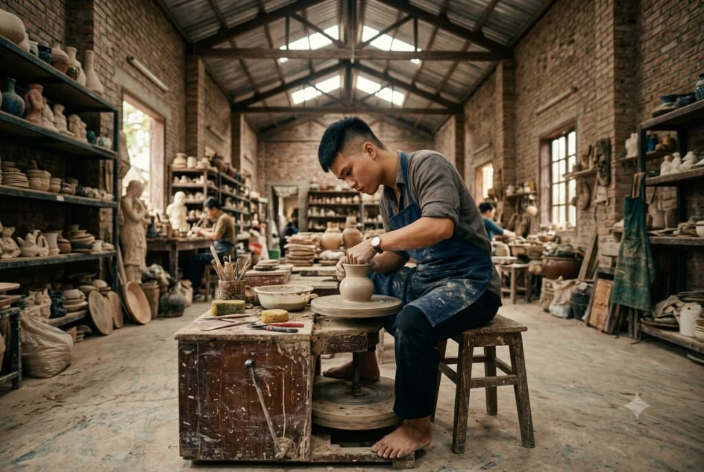 Chân dung nghệ sĩ Gốm Bát Tràng